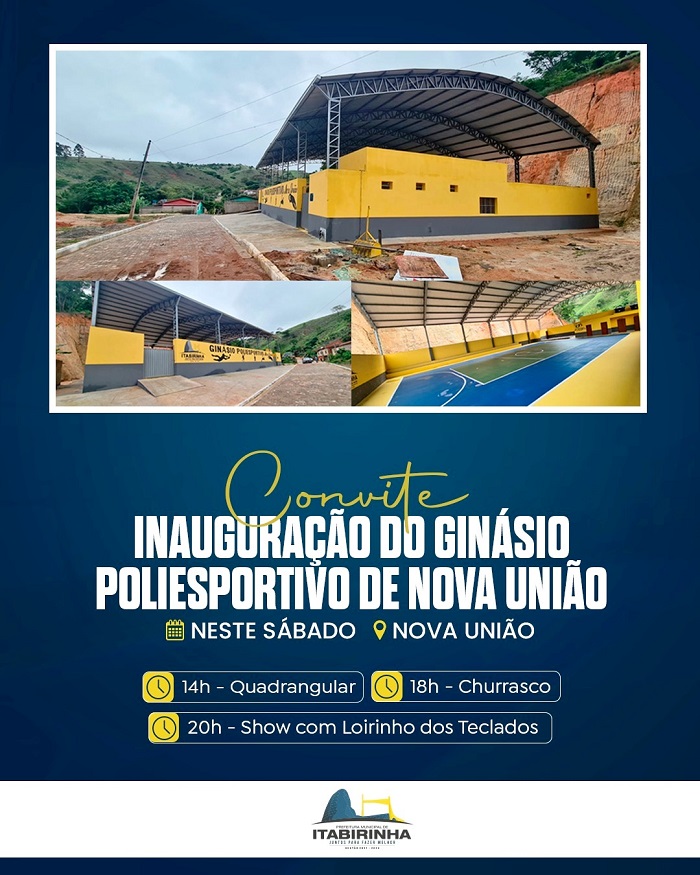 Prefeito Dr Lucas Donadia e vice Dudu convidam para inauguração do