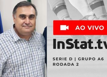 Radialista  Reginaldo Monteiro  narra os jogos  do  Real Noroeste dentro do Rochão   pela  Série D  do Brasileirão  pelo  InStat TV, streaming da Rússia