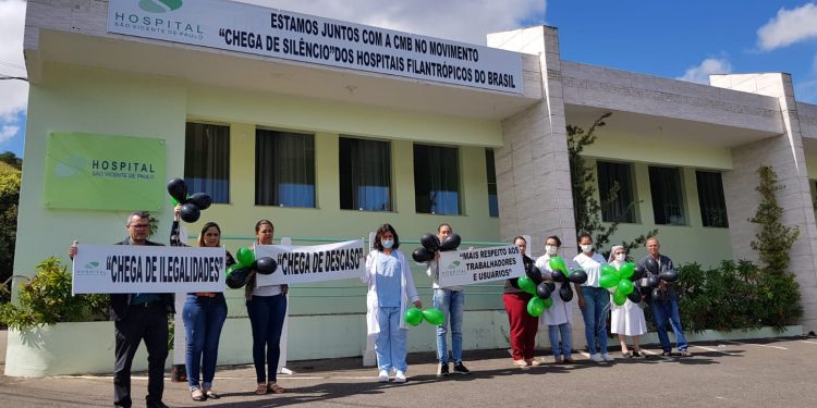 Hospital São Vicente de Paulo faz “ato simbólico” pela sustentabilidade  dos filantrópicos que não mais suportam acesso da população ao SUS,  veja mais …