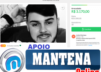 Mantenense  morre em acidente de moto  e amigos fazem Campanha para trazer corpo dos EUA
