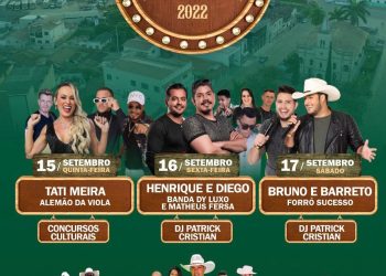 AGENDA: 11ª Festa do Divinense Ausente  começa nesta quinta, (15), e vai até sábado, (17), veja  Programação completa!