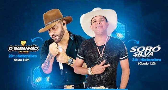 AGENDA: Itabirinha em Festa em Boa União, dois shows, dois bois e dois porcos no rolete, 23 e 24 setembro, ENTRADA FRANCA
