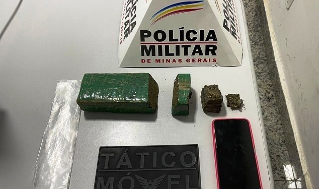 Denúncia Anônima: PM prende jovem que trouxe maconha de Vitória -ES para comercializar em Mantena