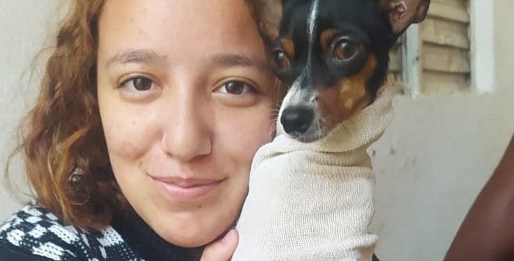 Que alegria! Família encontra a cachorrinha Meguy, que estava desaparecida,  no bairro Bela Vista em Mantena 
