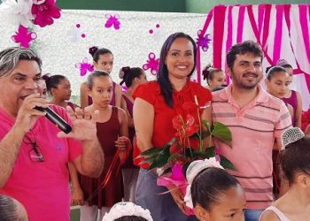 Secretaria de Saúde  e Escola Estadual Dioguina Augusta Santana promovem  palestra “Outubro Rosa” em Nova Belém  