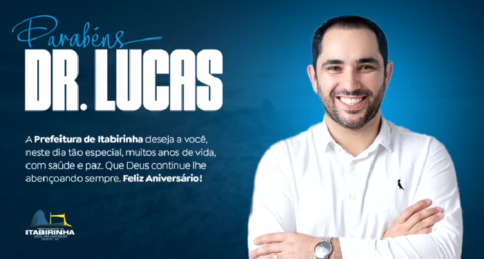 Parabéns para o prefeito de Itabirinha, Dr. Lucas Donadia, muitas felicidades, muitos anos de vida…