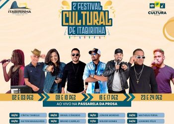 Passarela da prosa: Fim de ano de muita festa  e alegria  no 2º Festival Cultural  de Itabirinha; Confira… 