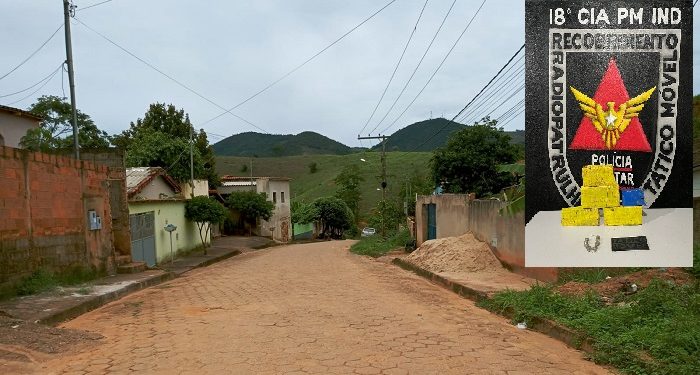 PM  prende homem por tráfico de drogas e apreende 5 KG de maconha no bairro Nicolini em Mantena 