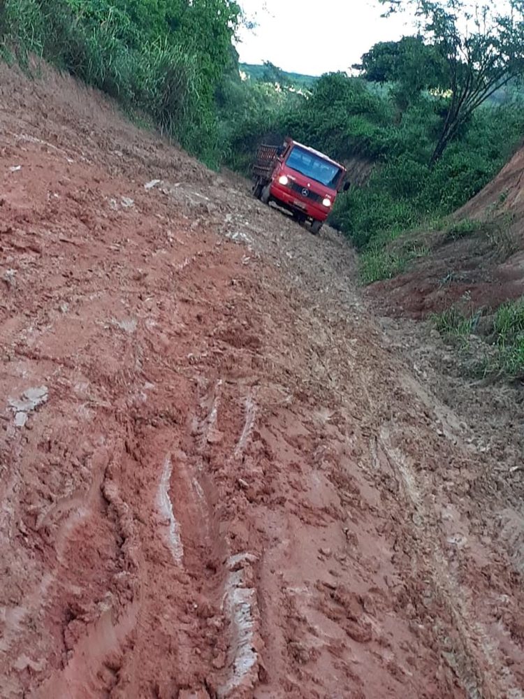 Veja a que ponto chegamos? Comerciante pagou  para limpar beirada de rio  e moradores  fazem vaquinha para cuidar de  estrada do interior de Mantena 