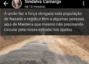 Veja a que ponto chegamos? Comerciante pagou  para limpar beirada de rio  e moradores  fazem vaquinha para cuidar de  estrada do interior de Mantena 