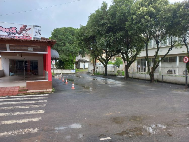 Exclusivo: Forte chuva  da última sexta-feira, (27), pode comprometer mudança do Fórum para o bairro Santos Prates I em Mantena 