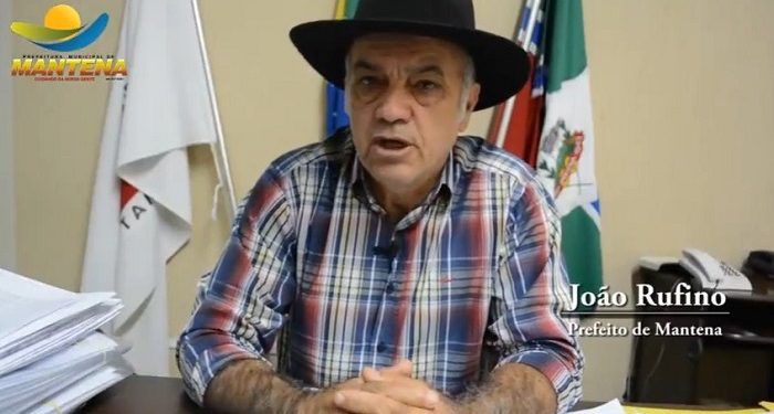 Enquete pelas Redes Sociais evidencia que prefeito João Rufino tem rejeição de quase metade da população mantenense 