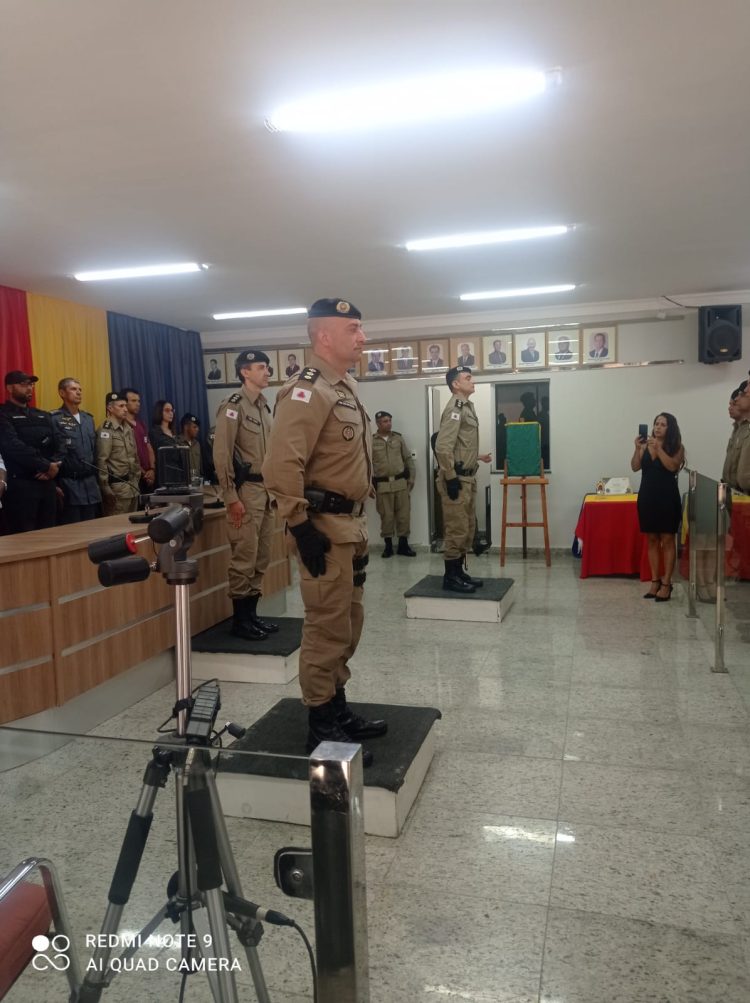 Tenente Coronel  PM Daniel assume o Comando da 18ª Cia. PM Independente da Comarca de Mantena