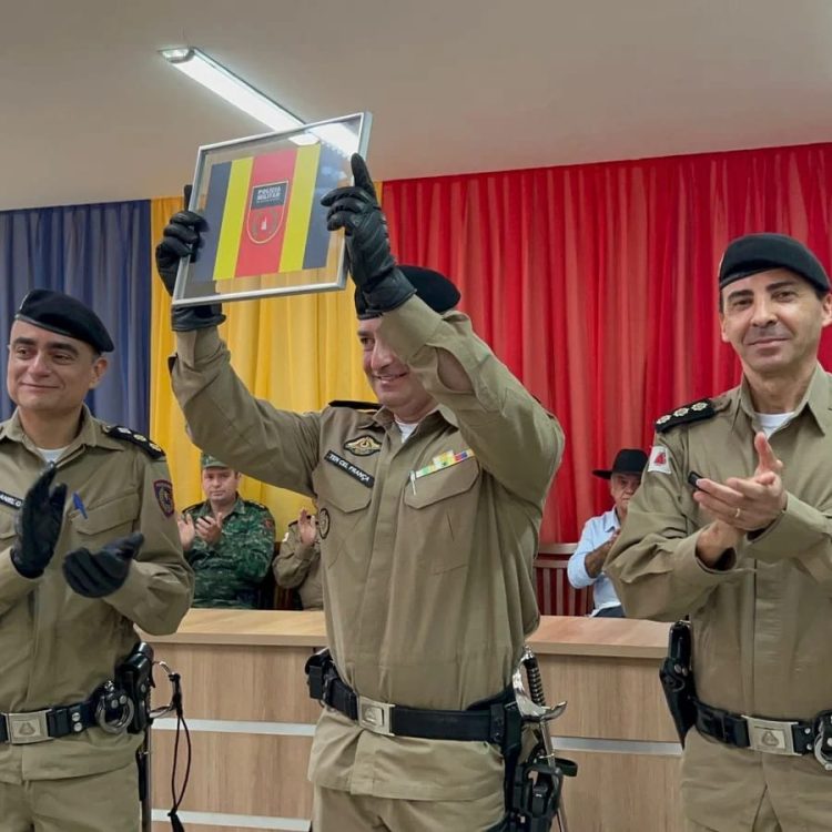 Tenente Coronel  PM Daniel assume o Comando da 18ª Cia. PM Independente da Comarca de Mantena