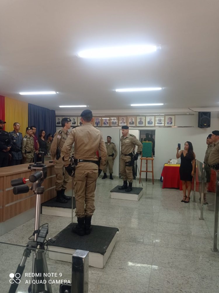 Tenente Coronel  PM Daniel assume o Comando da 18ª Cia. PM Independente da Comarca de Mantena
