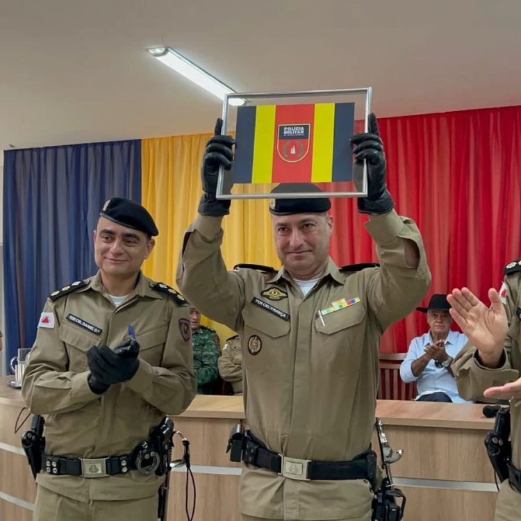 Tenente Coronel  PM Daniel assume o Comando da 18ª Cia. PM Independente da Comarca de Mantena