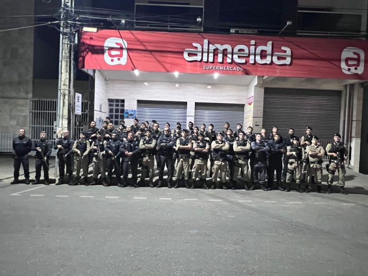 Polícia Militar realiza  em Mantena  treinamento  em incidentes decorrentes de ataques a instituições financeiras 