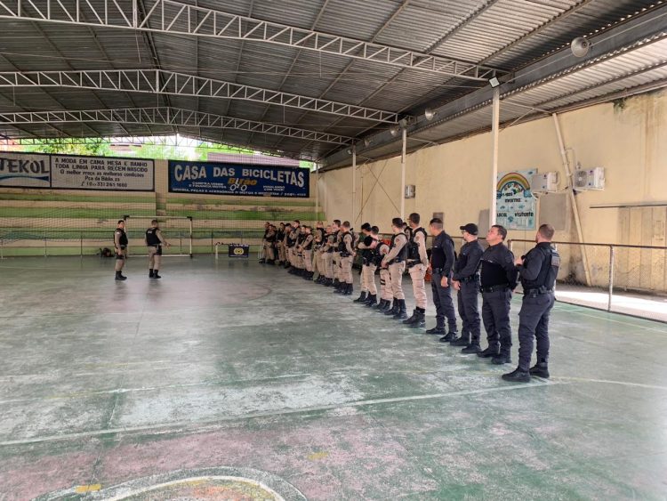 Polícia Militar realiza  em Mantena  treinamento  em incidentes decorrentes de ataques a instituições financeiras 