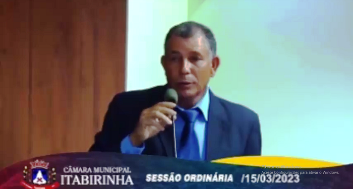 Na Tribuna: Vereador se dispõe a doar  gasolina para quem quiser colocar fogo em um bueiro construído pela administração em Itabirinha 