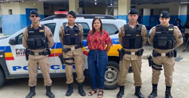 Imagem Do Dia: 18ª Cia. PM  Independente de Mantena  evidência proteção e segurança escolar em todas as cidades da  Unidade  