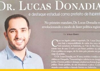 Prefeito de Itabirinha Dr. Lucas Donadia ganha Destaque Estadual  em Revista Conceito de Governador Valadares, Saúde nota 10  