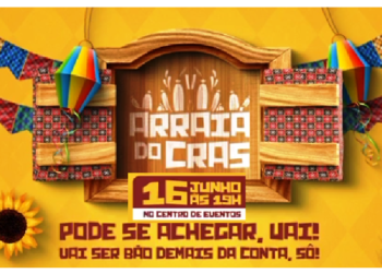 Comidas Típicas, Quadrilha, Casamento do Jeca e Cantores Regionais no Arraiá do CRAS no próximo 16 de Junho no  Centro de Eventos  em Itabirinha, ENTRADA FRANCA  