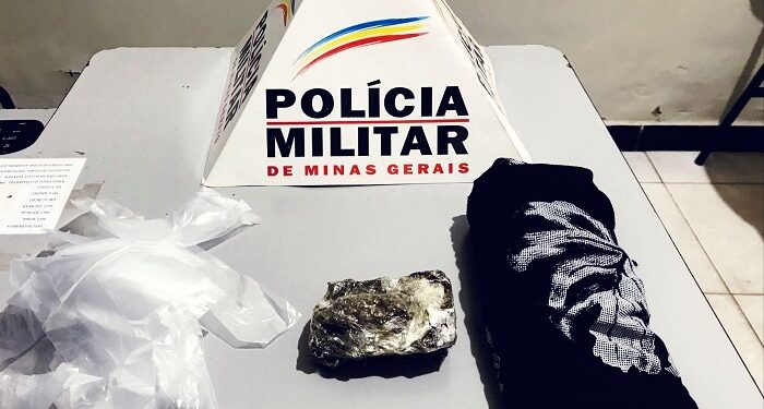 Polícia Militar  recebe Denúncia Anônima  e  prende jovem traficando drogas em São Félix de Minas 