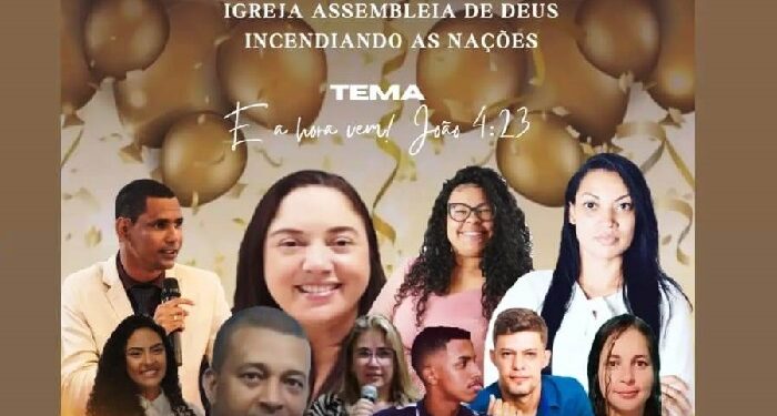 17, 18 e 19 Junho:  7º Aniversário da Igreja Incendiando as Nações em Mantena;  Tema “E a hora vem! João 4:23”