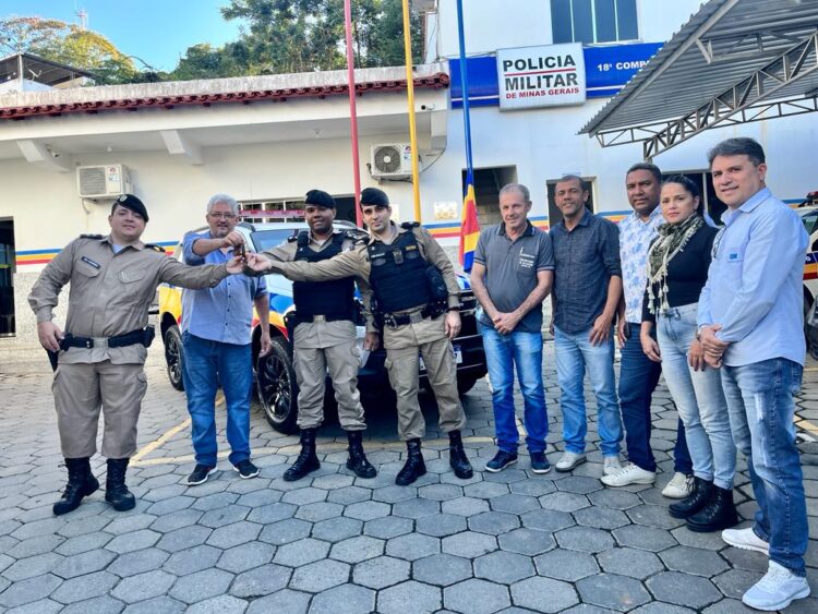 Policia Militar da 18ª Cia. PM Independente recebe viatura policial semi blindada para ações no Município de Mantena