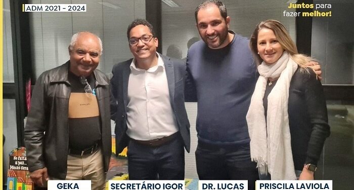Agenda do prefeito Dr. Lucas Donadia em Belo Horizonte  teve  encontro com o Secretário Estadual de Educação, Professor Igor, em busca de melhorias para o setor em Itabirinha