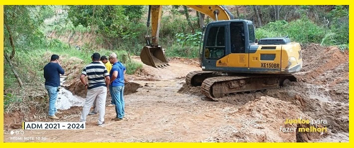 Ponte do “Zé Grandim” no Córrego Ferruginha será a 20ª ponte a ser construída pela atual administração de Itabirinha