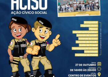 Sexta, (27):  18ª Cia. PM realizará ação cívico social  na Inauguração do  Sistema de Monitoramento  “Olho Vivo” em Itabirinha 