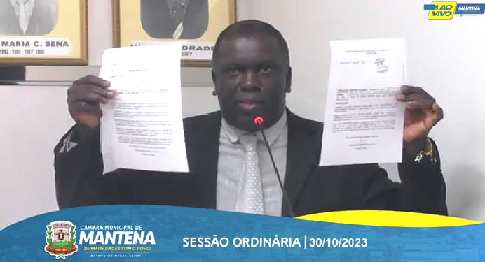 Presidente da Câmara Municipal anuncia o calçamento das ruas do bairro Morada Nova em Mantena