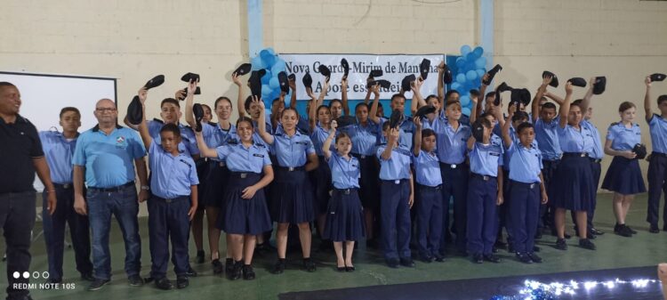 Tradição Mantida, noite de muita emoção na formatura da 9ª Turma de alunos da Guarda Mirim de Mantena