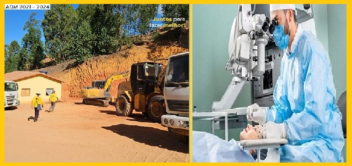 Prefeitura de Itabirinha prepara terreno para construção de mais 07 casas em Boa União, Hospital São Lucas vai realizar 400 cirurgias de catarata ainda em dezembro/23