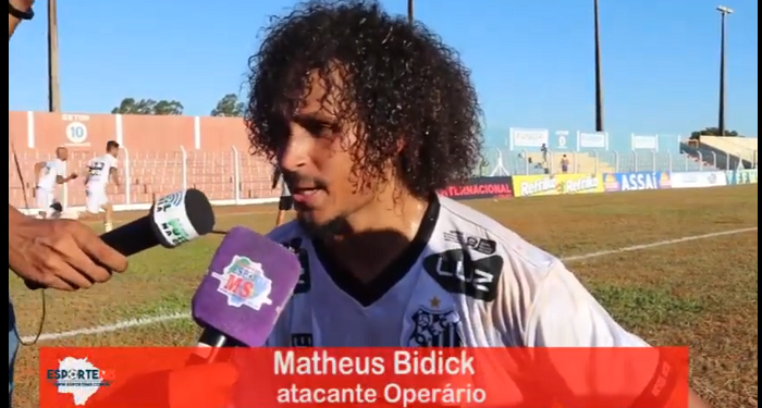 De casa nova: Com gol do mantenense Matheus Bidick Operário-MT vence a segunda partida pelo Campeonato Sul-Mato-Grossense