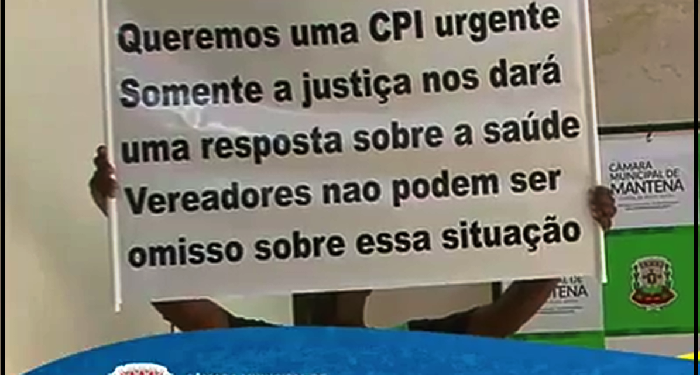 Exclusivo: Presidente da Câmara Municipal não abre microfone ao povo que  insiste na manifestação pedindo CPI da Saúde em Mantena