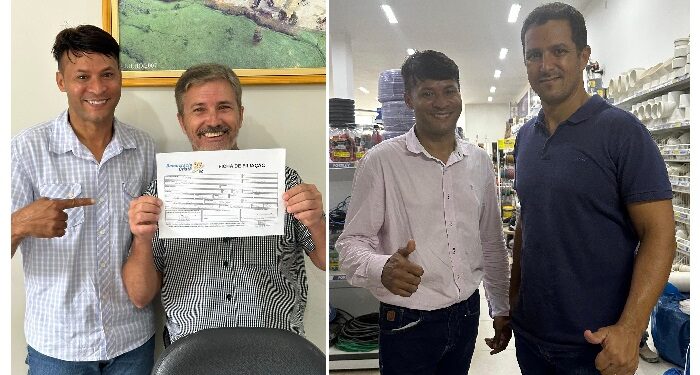 “Empresários Marcos Toledo e Fernando Almeida se filiam ao Partido do Pré-candidato Rony Marken em Mantena”