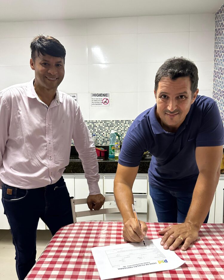 “Empresários Marcos Toledo e Fernando Almeida se filiam ao Partido do Pré-candidato Rony Marken em Mantena”