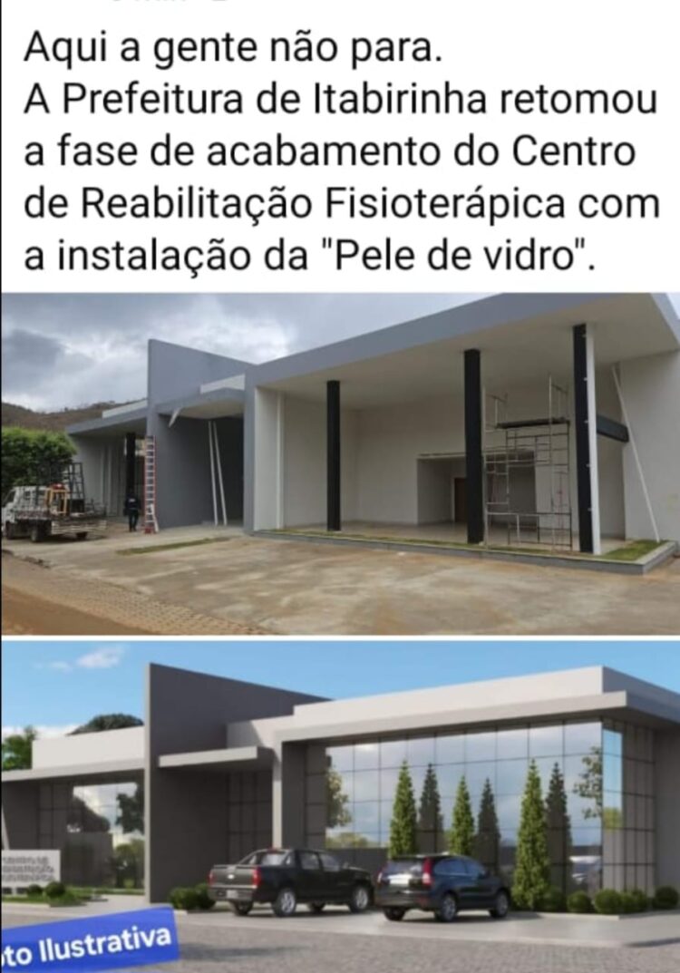 Prefeitura prepara terreno para futuras instalações do novo Hospital e retomou acabamento do Centro de Reabilitação em Itabirinha