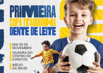 Primeira Copa Itabirinha Dente de Leite – 5 de novembro – Quadra do Centro de Eventos, 18:30 horas
