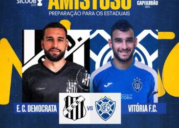 AGENDA: Duelo entre o Democrata-GV e o Vitória -ES; sábado, 28 de Dezembro, às 18 horas, no Estádio Municipal Dr. Adilson Machado de Farias em Itabirinha