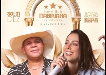 Na segunda, (30), Soró Silva e na terça-feira, (31), Jéssica Rodrigues, venha passar o Réveillon em Itabirinha!