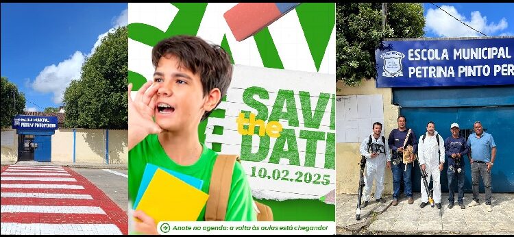 Um Novo Tempo na Terra Boa! Segurança na pintura dos quebra-molas e mutirão de dedetização nas escolas, compromisso com a Educação na volta às aulas em Mantena. 