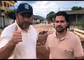 Prefeito Dr. Lucas Donádia se emociona com a presença do Deputado Zé Laviola  um dia pós-chuva: “Compromisso, responsabilidade e carinho com Itabirinha”