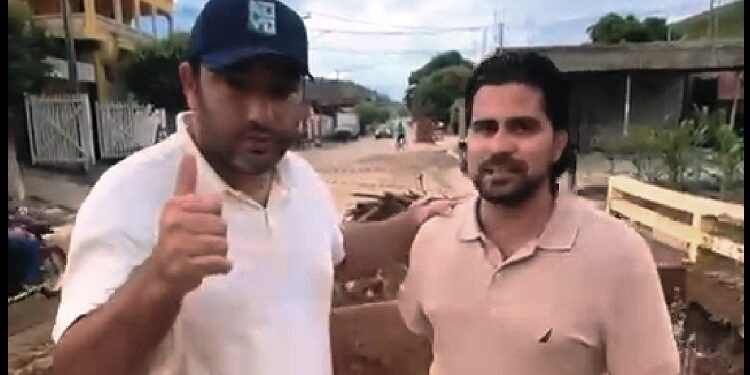 Prefeito Dr. Lucas Donádia se emociona com a presença do Deputado Zé Laviola  um dia pós-chuva: “Compromisso, responsabilidade e carinho com Itabirinha”