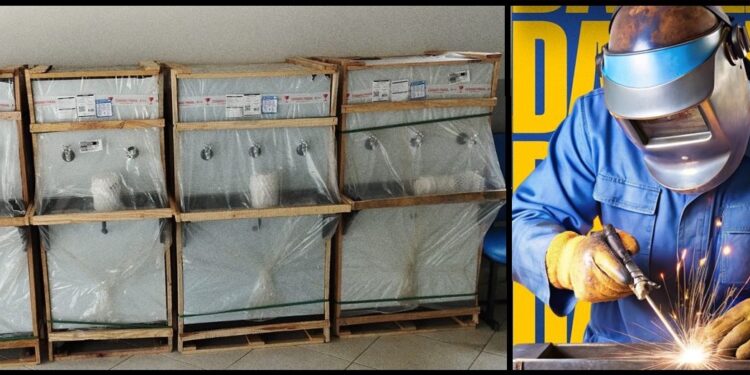 UBS’S recebem novos bebedouros; Curso gratuito de solda elétrica em Itabirinha