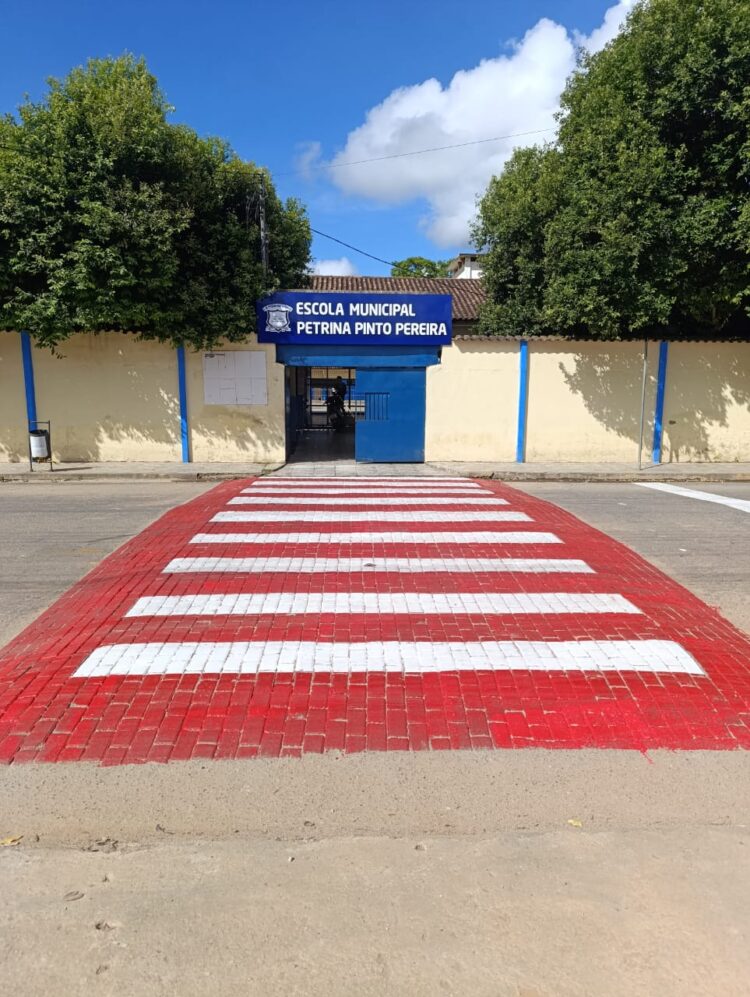 Um Novo Tempo na Terra Boa! Segurança na pintura dos quebra-molas e mutirão de dedetização nas escolas, compromisso com a Educação na volta às aulas em Mantena. 