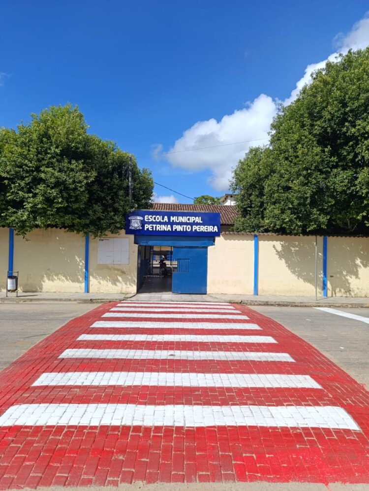 Um Novo Tempo na Terra Boa! Segurança na pintura dos quebra-molas e mutirão de dedetização nas escolas, compromisso com a Educação na volta às aulas em Mantena. 