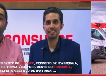 Depois de eleito Presidente do CISDOCE, Prefeito de Itabirinha, Dr. Lucas Donádia,  se torna Vice-Presidente do CONSURGE, ao lado do Prefeito Gustavo de Ipatinga …